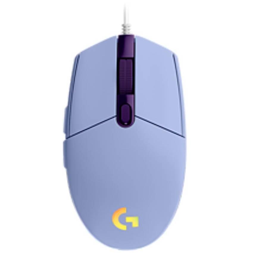 Mouse Logitech G203 Rgb Lightsync 8000 Dpi Lila